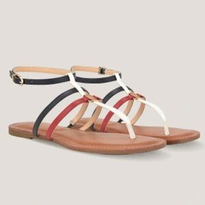Tommy Hilfiger Red White & Blue Strappy Sandals